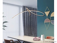 Signé led design armatuur zilver - afbeelding 4 van  8