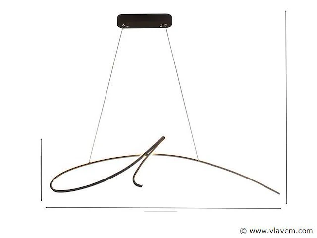 Signé led design armatuur zilver - afbeelding 7 van  8