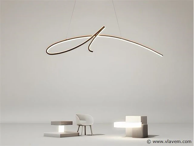 Signé led design armatuur zilver - afbeelding 8 van  8