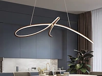 Signé led design armatuur zilver - afbeelding 2 van  8