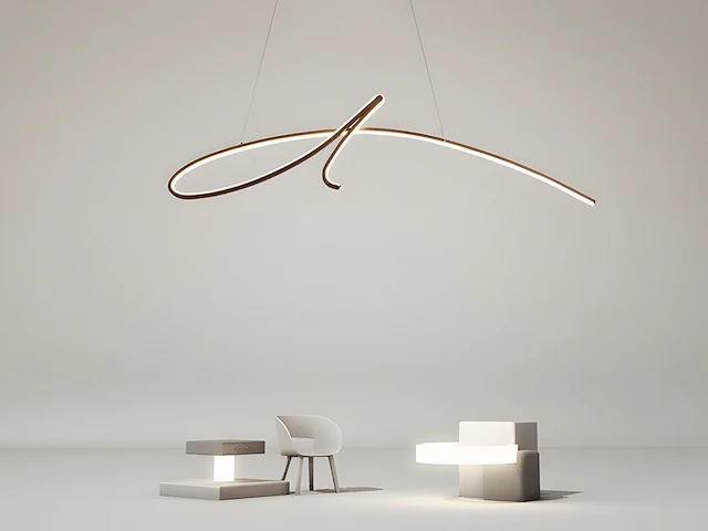 Signé led design armatuur zilver - afbeelding 8 van  8