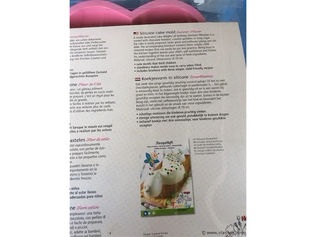 Silicone taartvorm - afbeelding 2 van  2