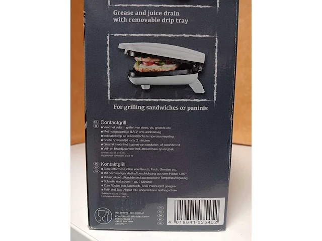 Silvercrest contact grill bak- en grillapparaat - afbeelding 2 van  2