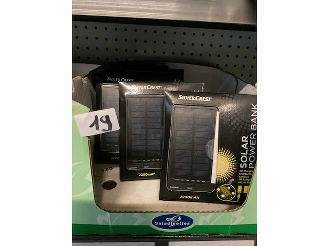 Silvercrest pouwerbank op zonne-energie electronica (3x) - afbeelding 1 van  3