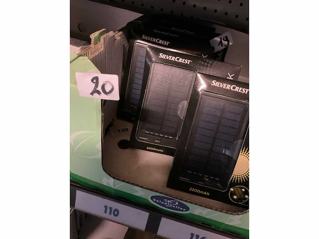 Silvercrest pouwerbank op zonne-energie electronica (3x) - afbeelding 1 van  2