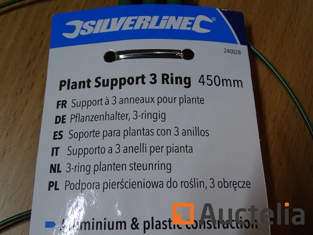 Silverline 3-ring plantenstandaard - afbeelding 1 van  3