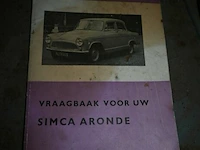 Simca aronde oldtimer - afbeelding 15 van  16