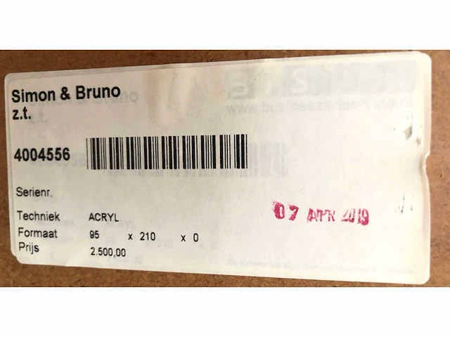 Simon (1940) & bruno (1959) - origineel, zeer groot - afbeelding 4 van  4