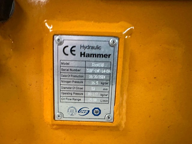 Sina - 530 - hydraulische hamer - 2024 - afbeelding 9 van  9