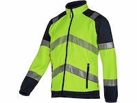 Sioen - bajus - softshell jas hi vis maat 3xl (10x) - afbeelding 1 van  2