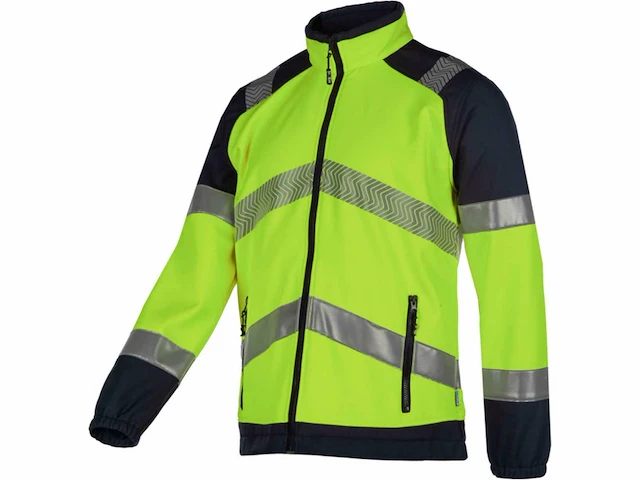 Sioen - bajus - softshell jas hi vis maat xl (10x) - afbeelding 1 van  2