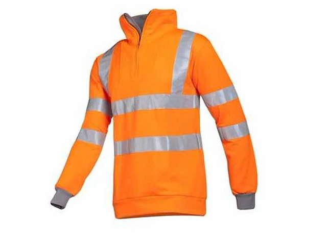 Sioen - bindal - half zip sweater maat l (4x) - afbeelding 1 van  1