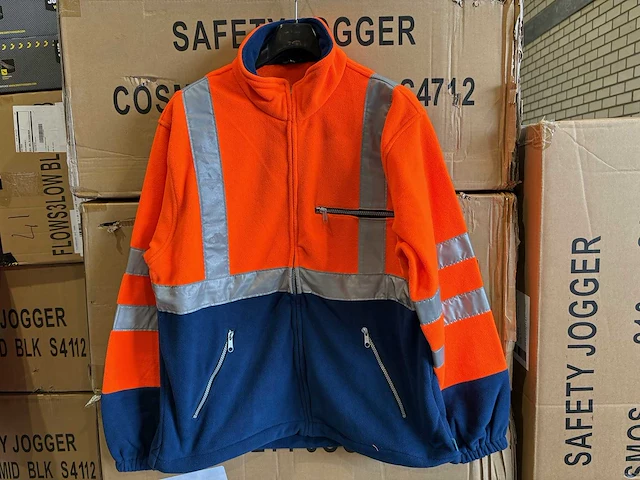 Sioen - kingley + reims - fleece jacks maat xl-3xl (12x) - afbeelding 2 van  3