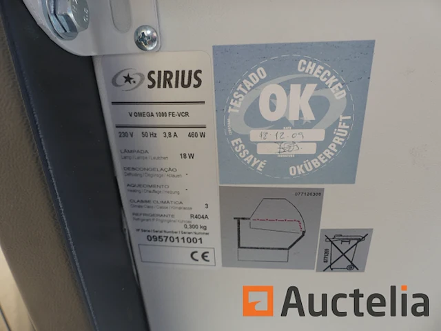 Sirius v omega 1000 fe-vcr gekoeld aanrechtblad - afbeelding 5 van  7