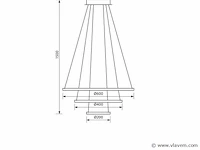 Siti 360 design hang lamp wit - afbeelding 5 van  8