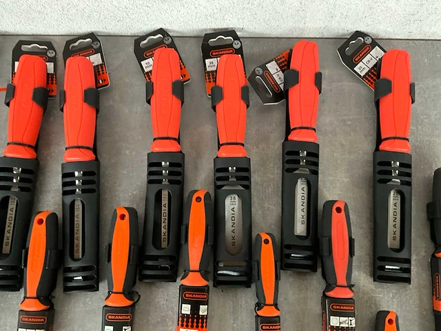 Skandia diverse beitels en raspen met houder (28x) - afbeelding 5 van  10