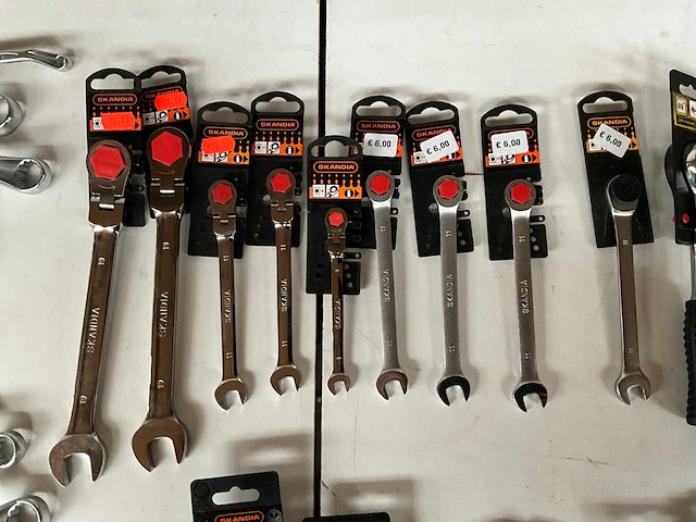 Skandia diverse steek-, dop- en ringsleutels - afbeelding 3 van  9