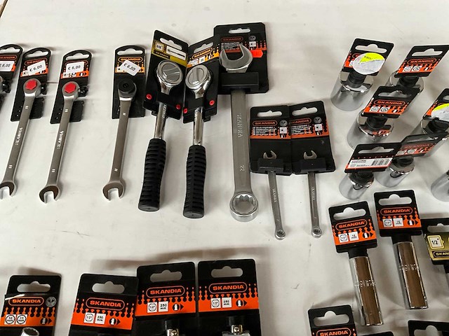 Skandia diverse steek-, dop- en ringsleutels - afbeelding 7 van  9