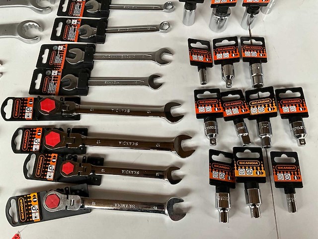 Skandia mix kavel diverse steek- ring- en dopsleutels - afbeelding 8 van  10