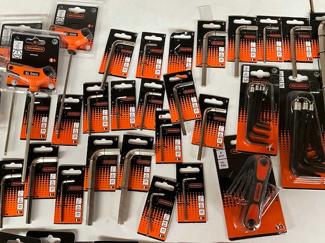Skandia mix kavel handgereedschap werkmesjes en inbussleutels - afbeelding 6 van  9