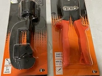 Skandia pijpsnijder 3 tot 35 mm + blikschaar 240mm - afbeelding 1 van  3