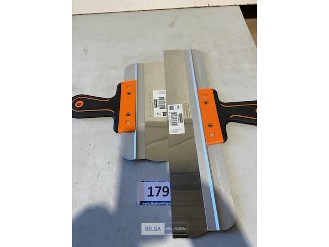 Skandia spackmes softgrip rvs 400mm en 250mm - afbeelding 3 van  3
