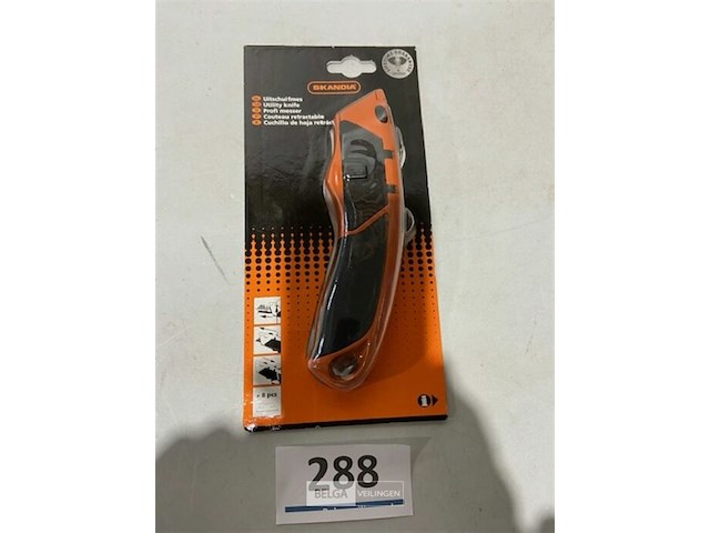 Skandia uitschuifmes met 8 reserve mesjes - afbeelding 3 van  3