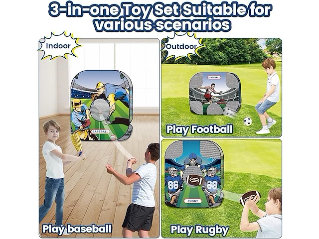 Skerito 3 in 1 speelnet - afbeelding 4 van  5