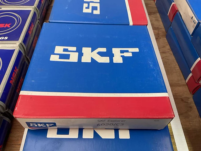 Skf 6020/c3 1 rij-ig diepgroef-kogellager (11x) - afbeelding 1 van  3