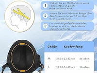 Skihelm zwart large - afbeelding 2 van  2