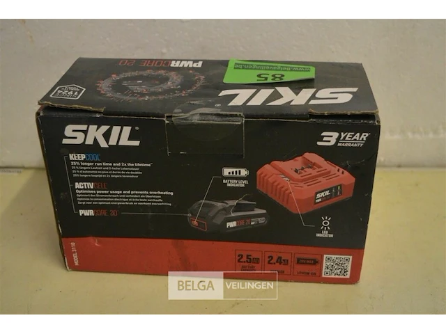 Skil batterij oplader en batterij 20v - afbeelding 1 van  3