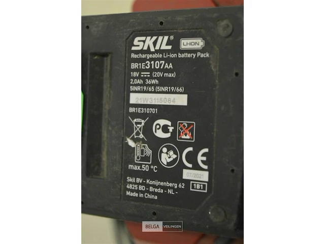 Skil batterij oplader en batterij 20v - afbeelding 3 van  3
