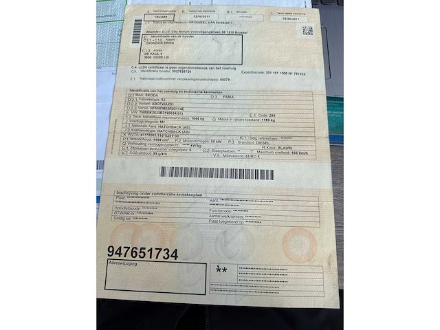 Skoda - 2011 - fabia - personenauto - afbeelding 14 van  22