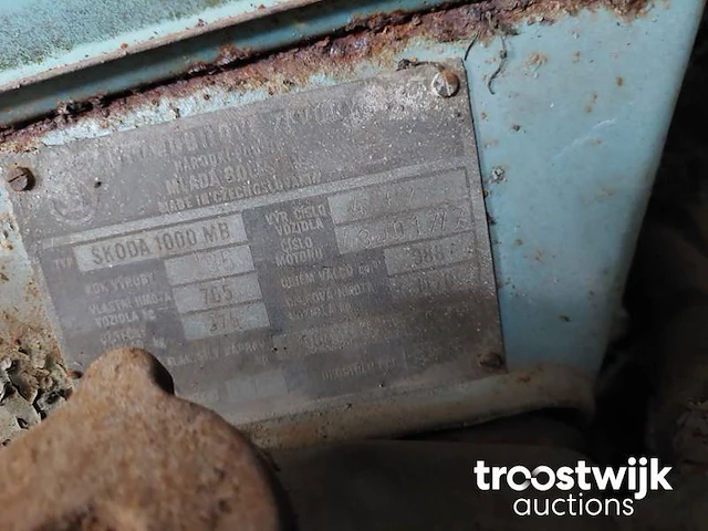 Skoda 1000 mb (barn-find) - afbeelding 15 van  22