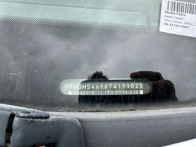 Skoda fabia, 2007 - afbeelding 9 van  22