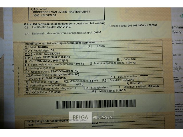 Skoda fabia stationwagen - afbeelding 20 van  20