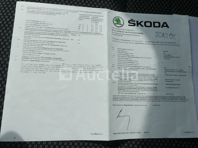 Skoda octavia combi stationwagen (2015-167.000 km) - afbeelding 21 van  28