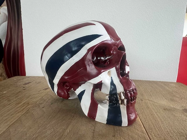 Skull flag h15cm - afbeelding 1 van  2