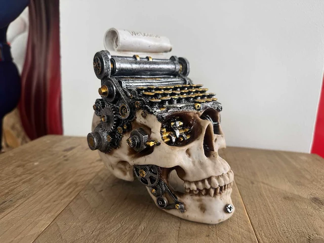 Skull flag h15cm - afbeelding 1 van  4