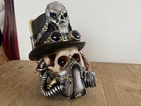 Skull gasmasker h20cm - afbeelding 1 van  3
