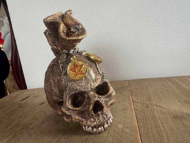 Skull geldzak h17cm - afbeelding 3 van  3