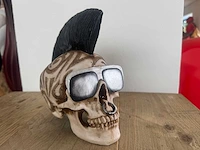 Skull hanenkam bril h21cm - afbeelding 1 van  3