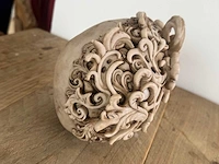 Skull ivoorstructuur h16cm - afbeelding 2 van  5