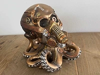 Skull octopus steampunk h14cm - afbeelding 3 van  3