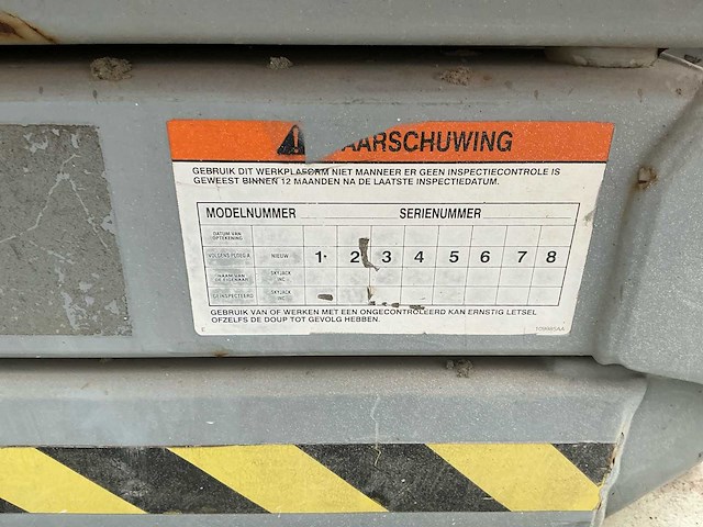 Skyjack sj3220 hoogwerker - afbeelding 7 van  22