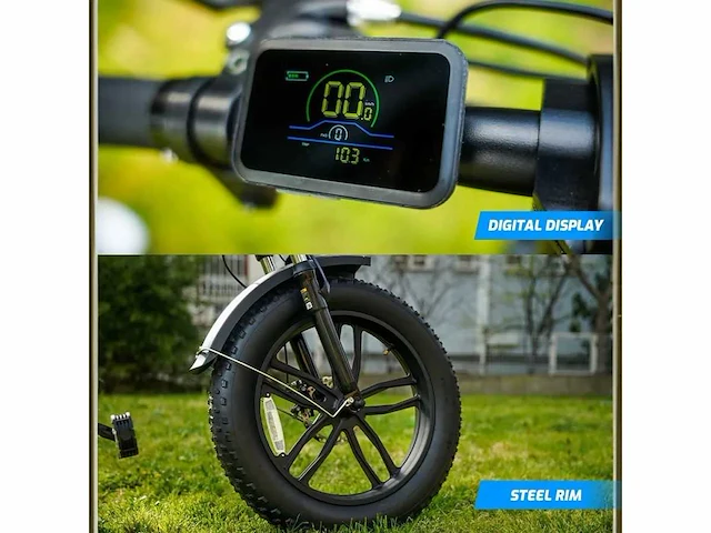 Skyjet - nitro pro - elektrische fatbike - vouwfiets - electric bicycle - afbeelding 2 van  3