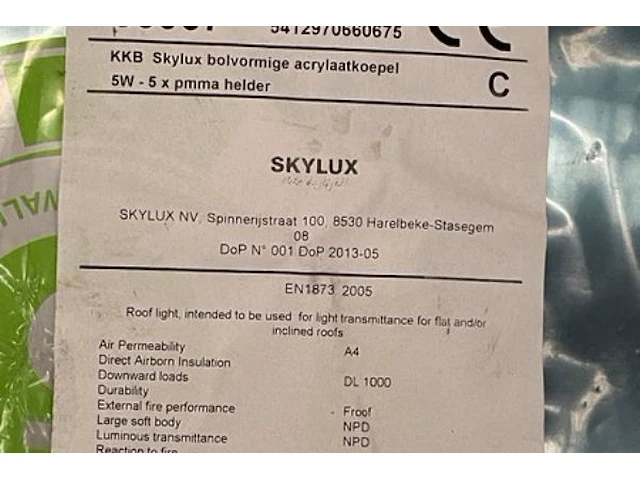 Skylux koepel - afbeelding 8 van  8