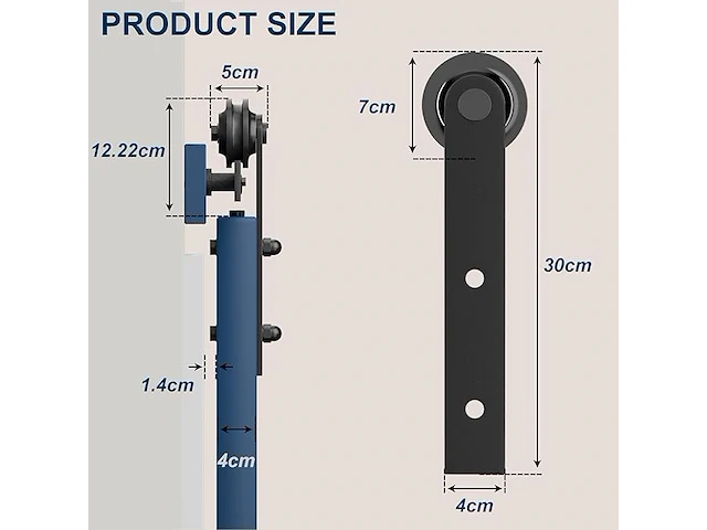 Skysen schuifdeursysteem (168 cm) - afbeelding 2 van  5