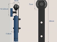 Skysen schuifdeursysteem (168 cm) - afbeelding 2 van  5