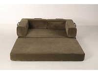 Slaapbank - corduroy charcoal grey - afbeelding 5 van  10